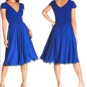Dress The Population Chiffon Fit & Flare - New with Tag